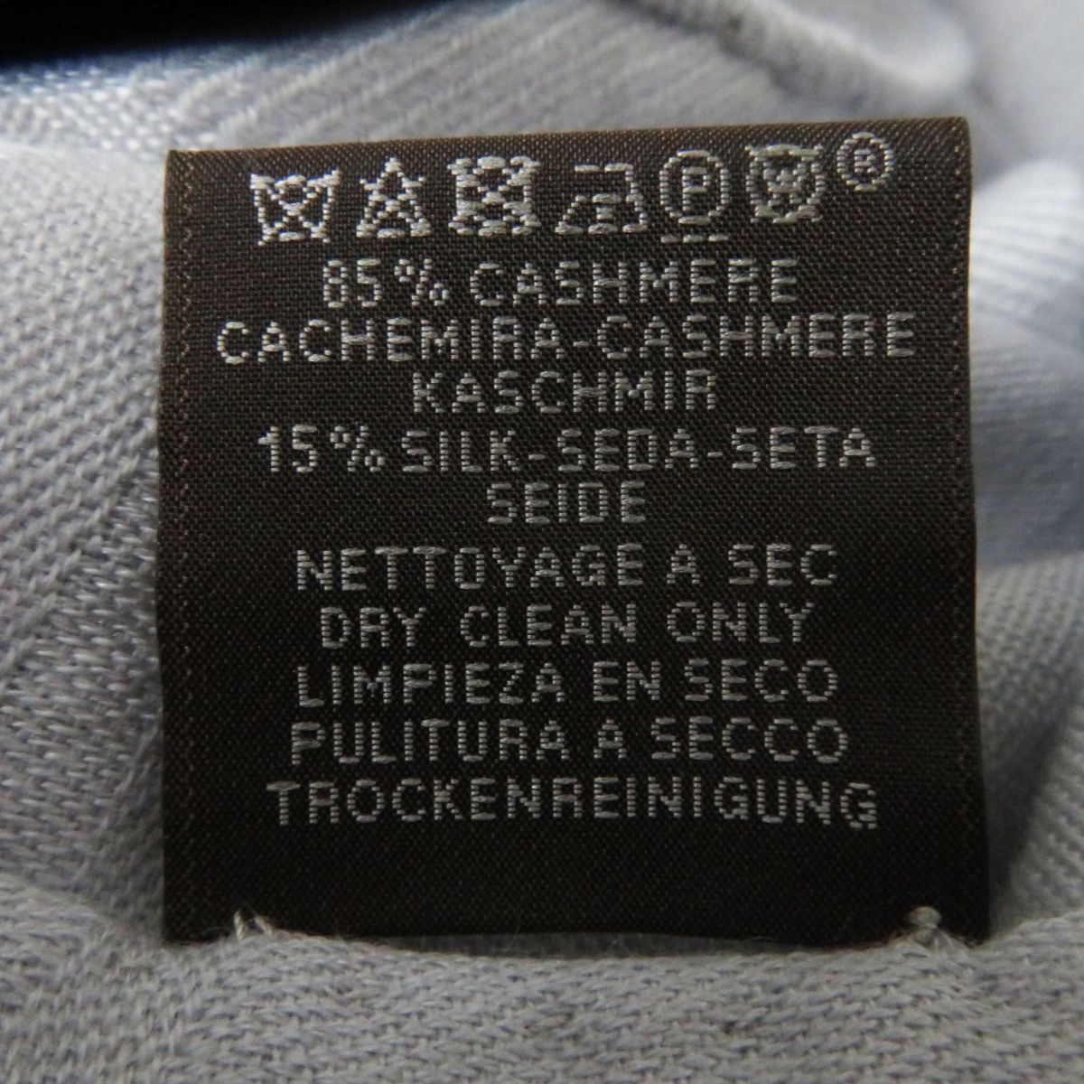 HERMES Stall Main: 85% cashmere, Main: 15% silk Light gray Women  d