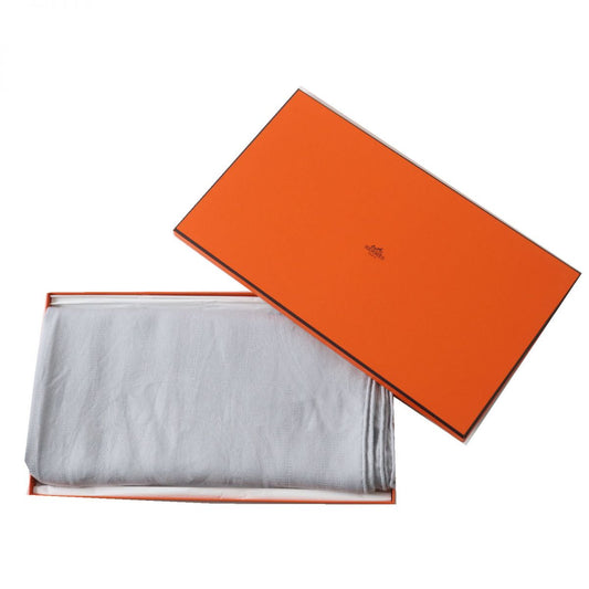 HERMES Stall Main: 85% cashmere, Main: 15% silk Light gray Women  d