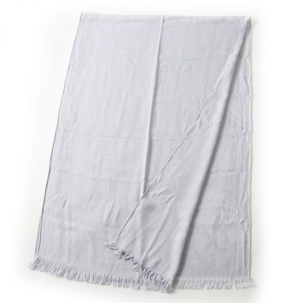 HERMES Stall Main: 85% cashmere, Main: 15% silk Light gray Women  d