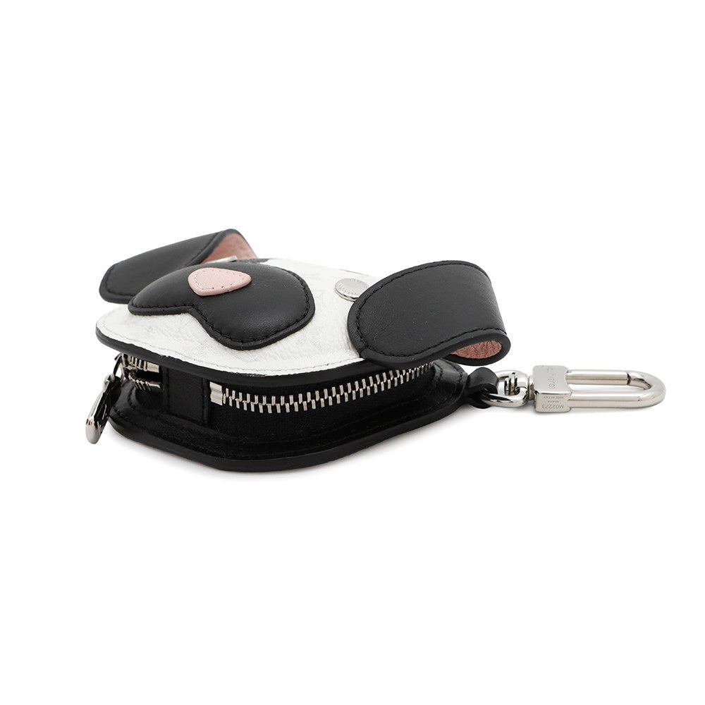 LOUIS VUITTON Bag Charm・LV Dog Noir/White/PinkM02273 Monogram