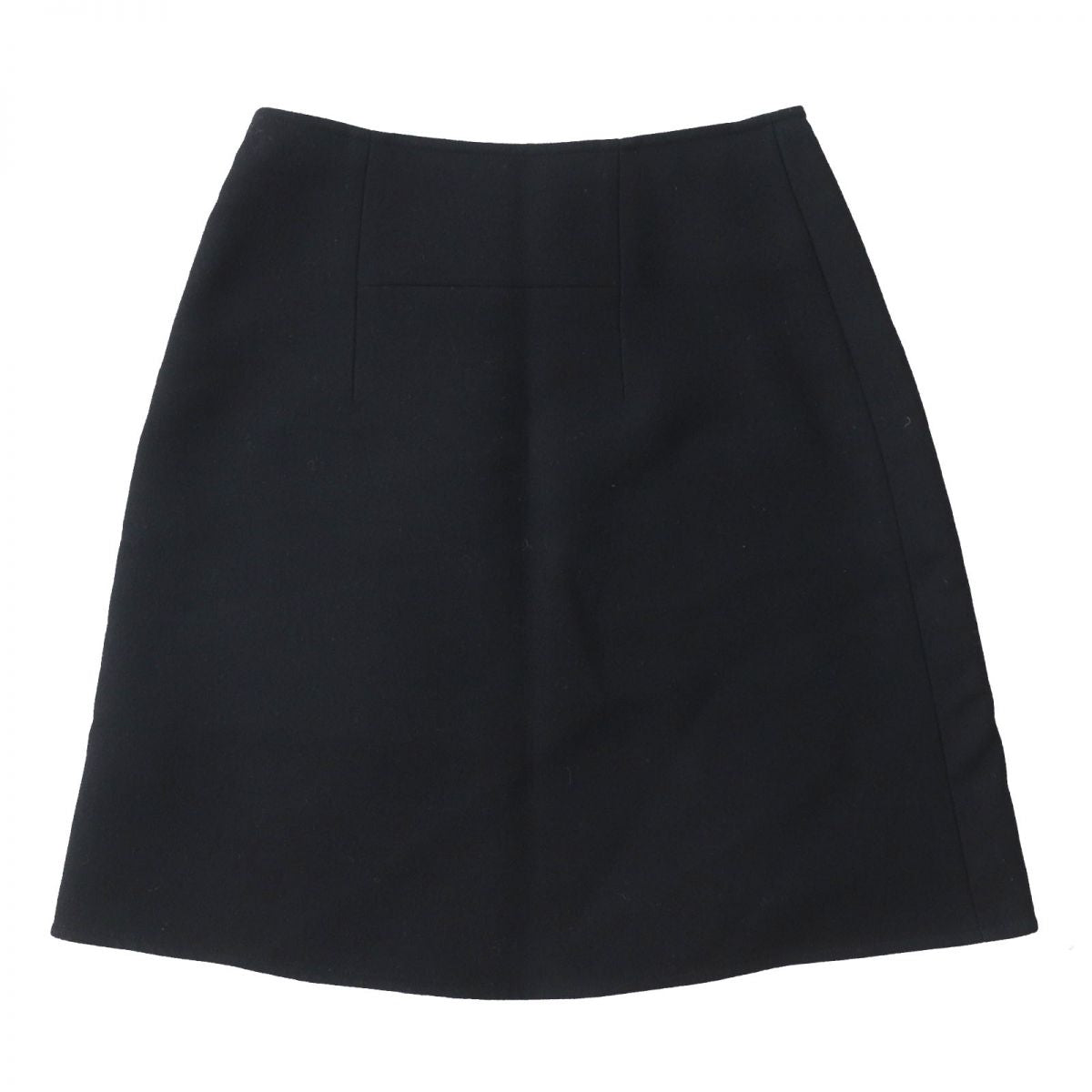 HERMES skirt Outer material: 99% wool, Outer material: 1% polyamide (nylon) black Women 34  d