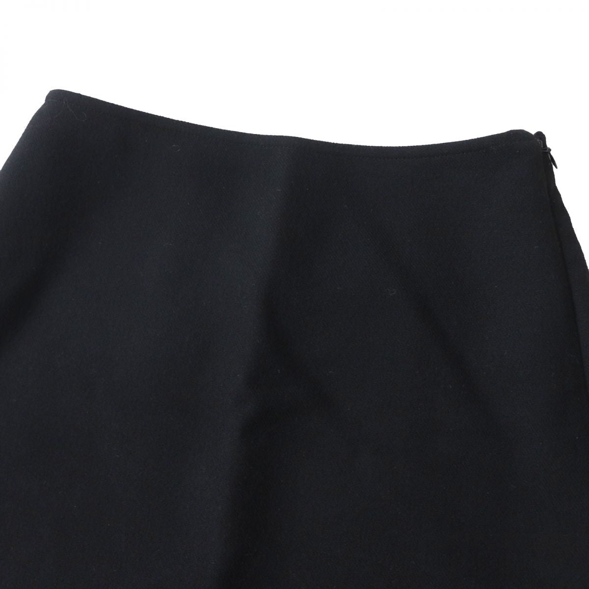HERMES skirt Outer material: 99% wool, Outer material: 1% polyamide (nylon) black Women 34  d