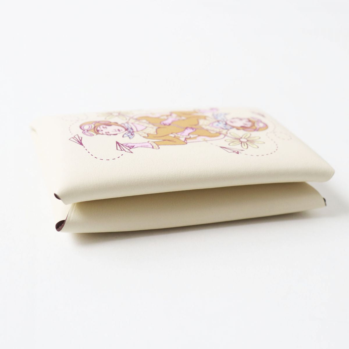 HERMES Card Case Main: Vaux Swift Nata (Ivory type) x Silver Metal<br>Aviator Women  d