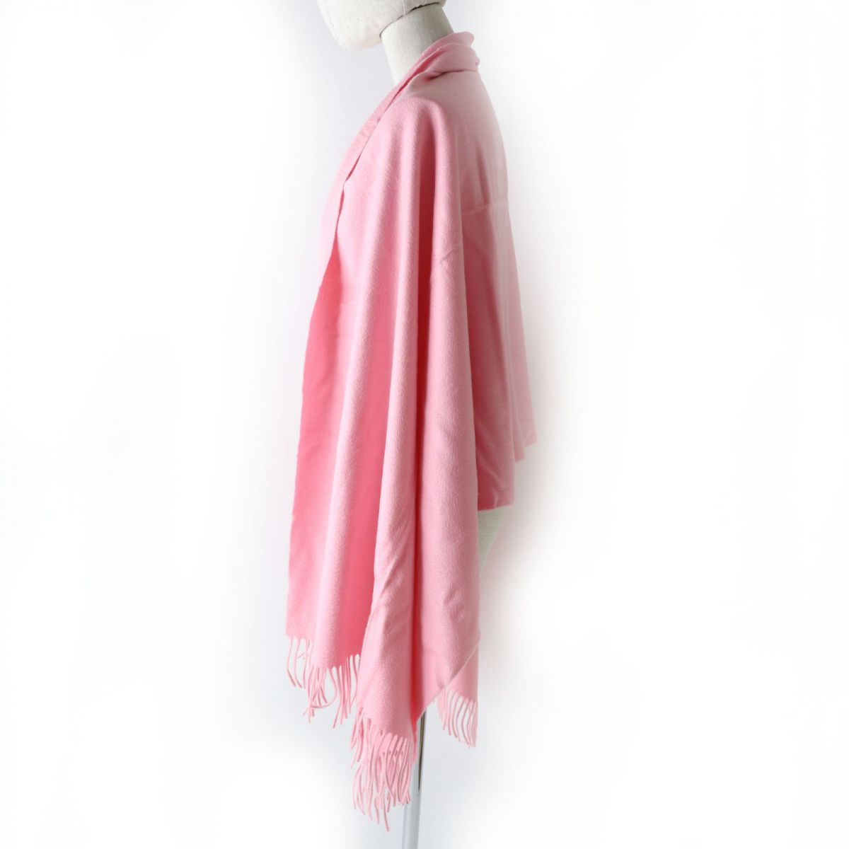 HERMES Stall Main: 100% cashmere Baby pink Women  d