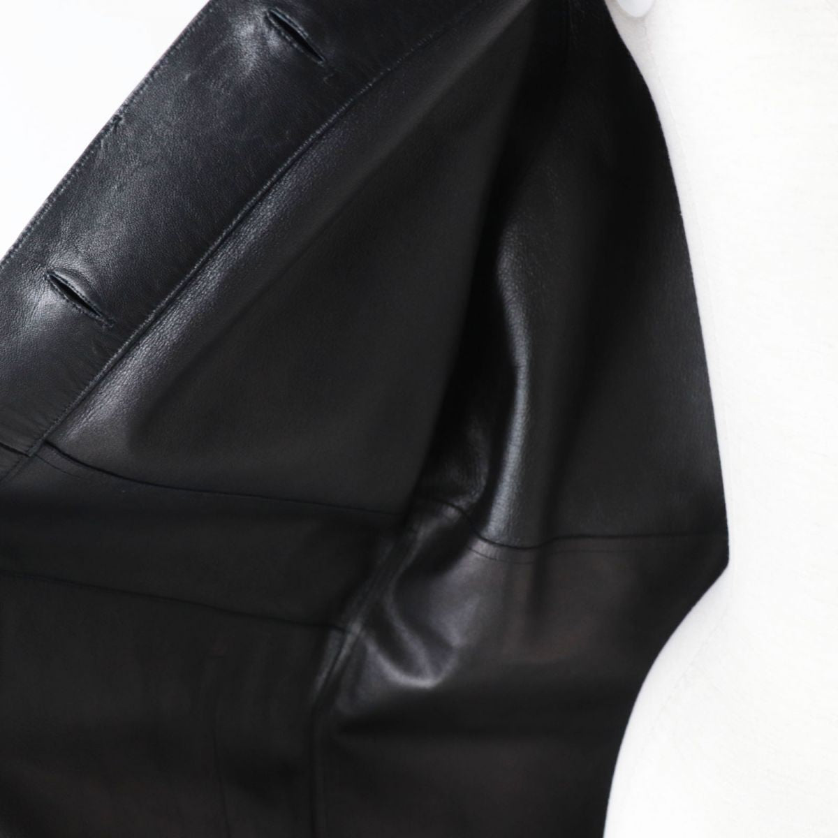 HERMES Best Lamb leather black Women 36  d
