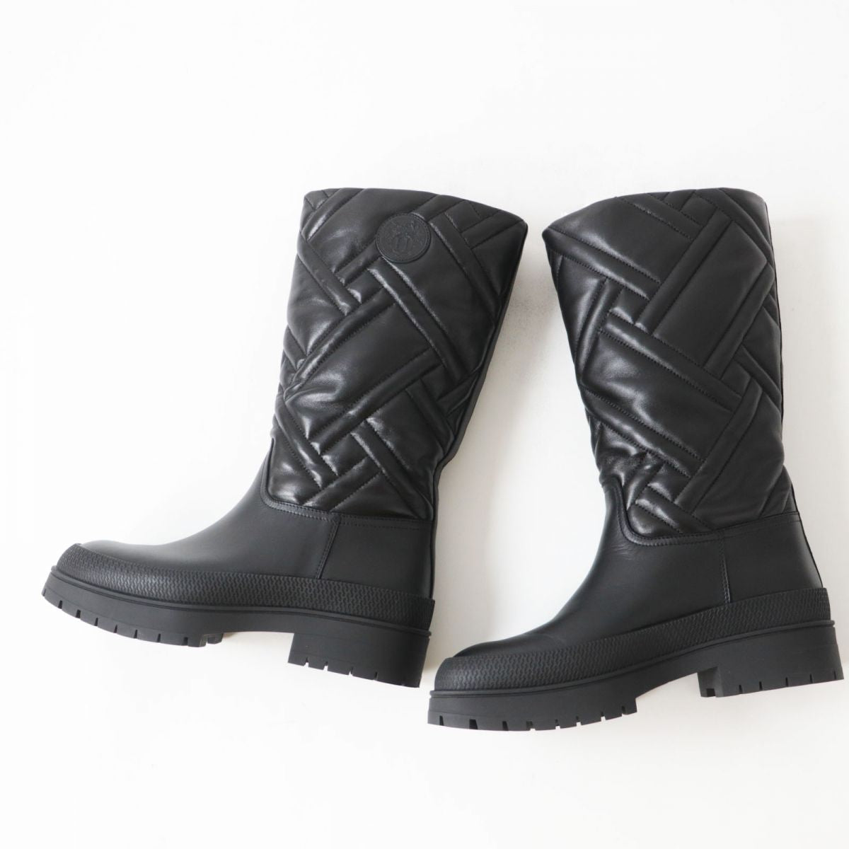 HERMES boots Main: Leather black Women 36  d