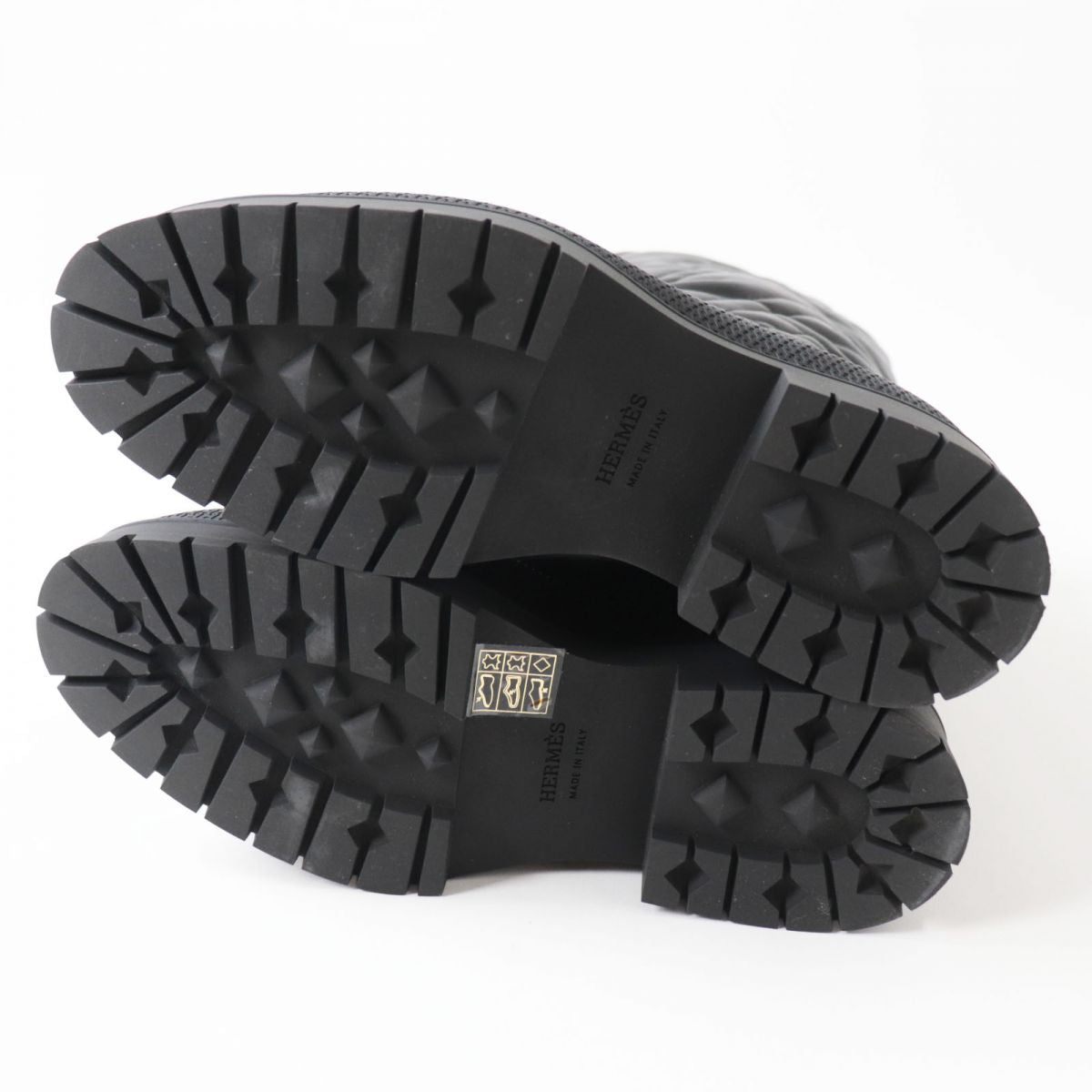 HERMES boots Main: Leather black Women 36  d
