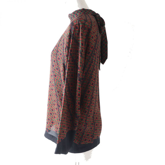 HERMES blo  silk Multi<br>Total pattern print 38