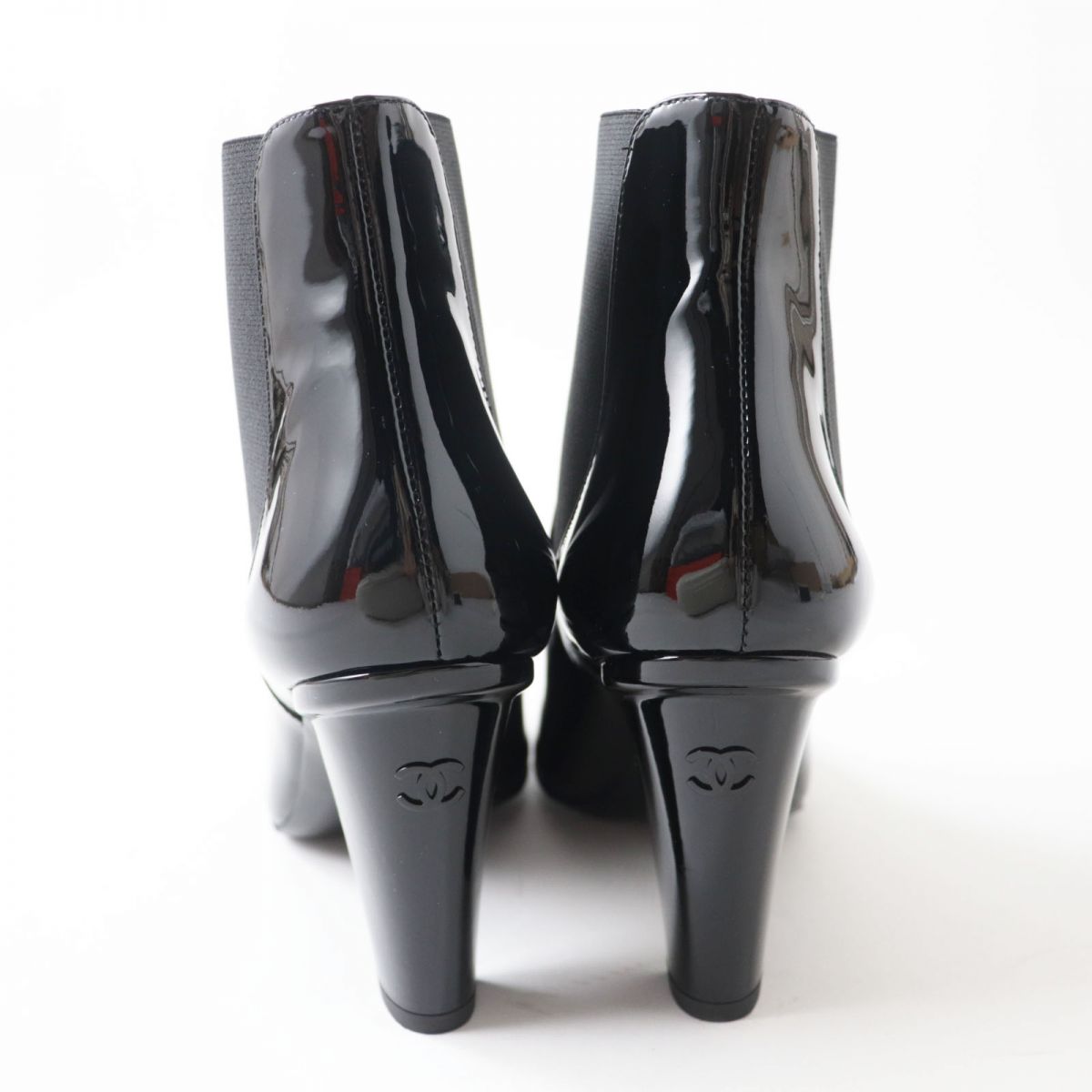 CHANEL boots Main: Patent leather black Women 37