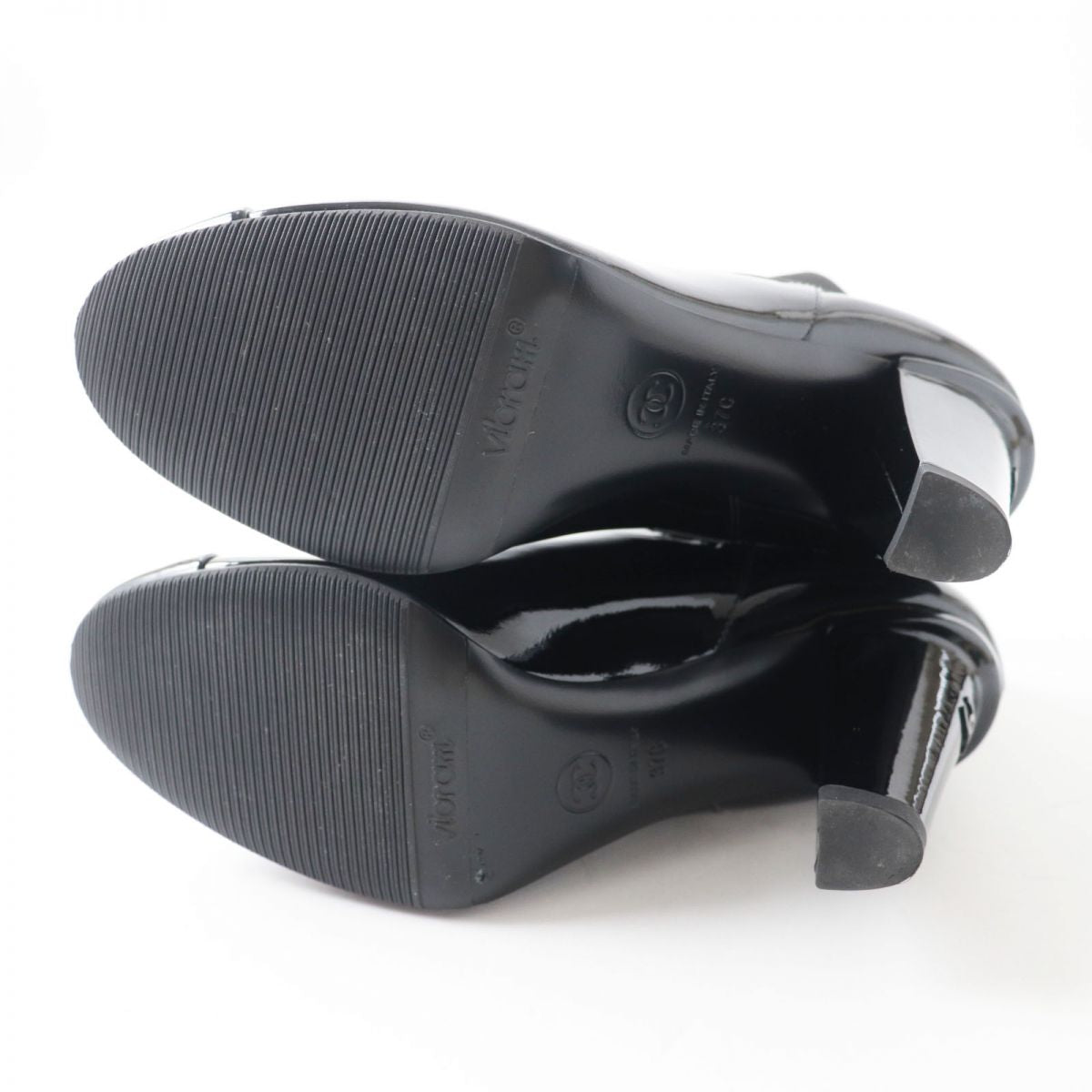CHANEL boots Main: Patent leather black Women 37