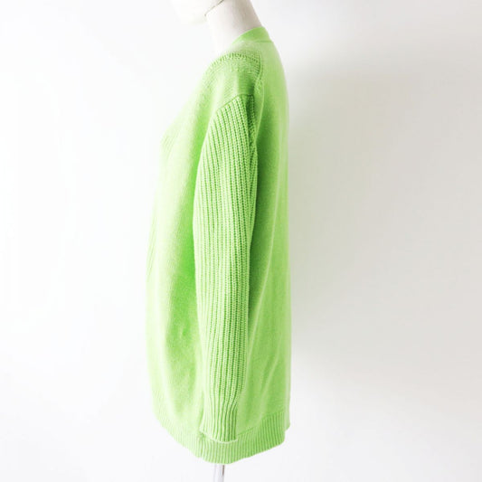 HERMES cardigan Main: 64% cashmere, Main: 36% cotton Light green Women 34  d