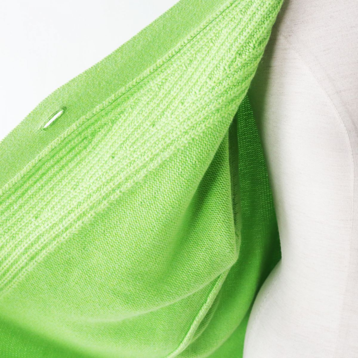 HERMES cardigan Main: 64% cashmere, Main: 36% cotton Light green Women 34  d