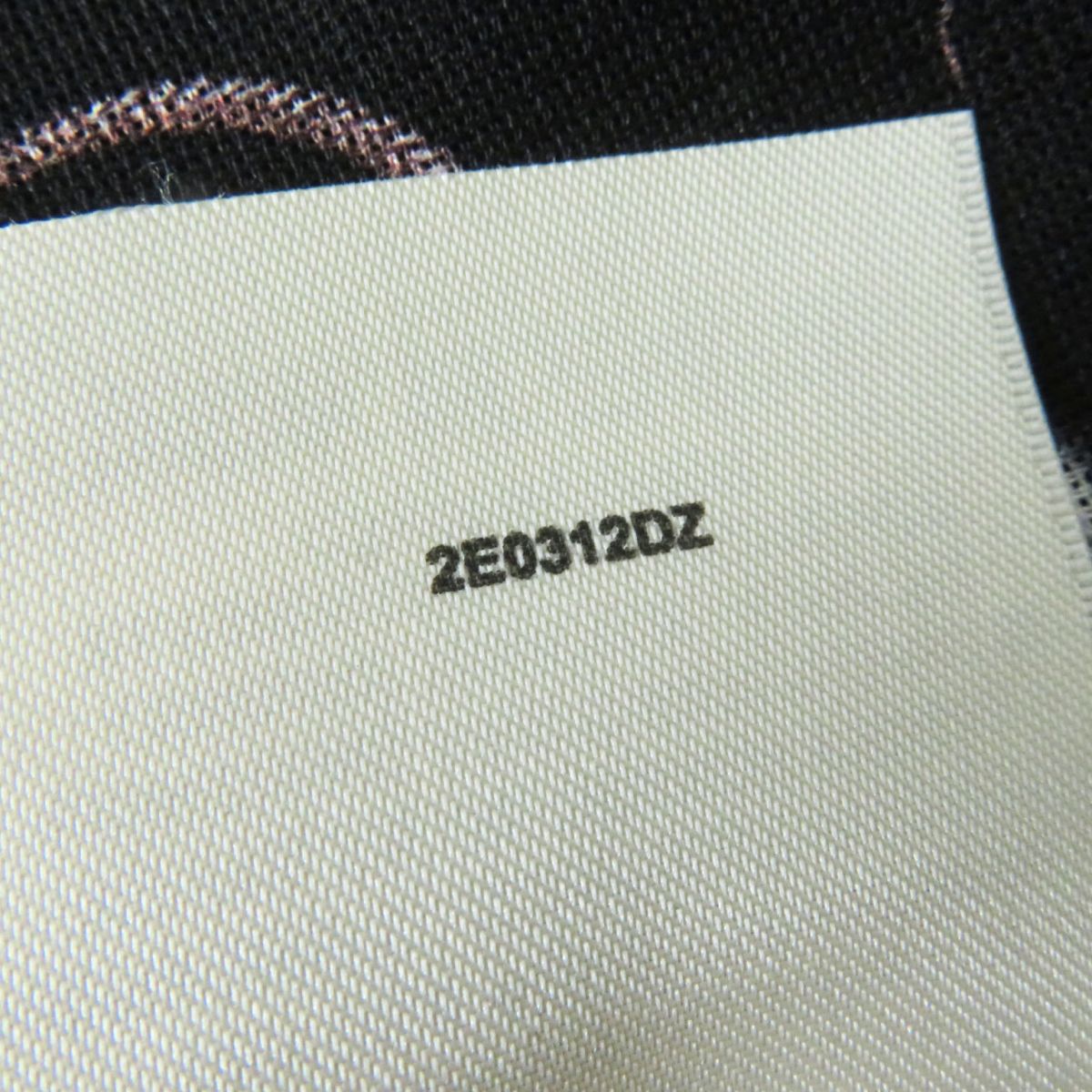 HERMES skirt Main: 100% silk Black x White x Dusty Pink All-over Pattern Women 36  d