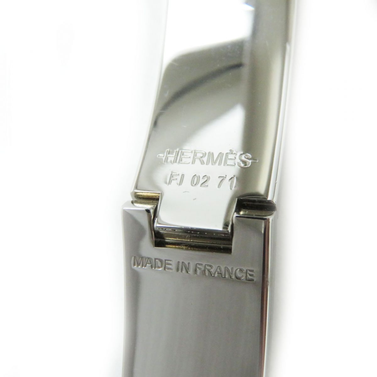 HERMES bracelet Gold Plated Silver multi H Hangul Collier & Chien Click crack PM Women  d