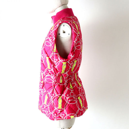 HERMES Best Main: 100% polyester, part: 82% virgin wool, part: 14% polyamide (nylon), part: 4% elastane (polyurethane), part: 57% rayon, 43% polyester Fusha pink<br>La Promenade du Matin/Morning Walk Women 36  d