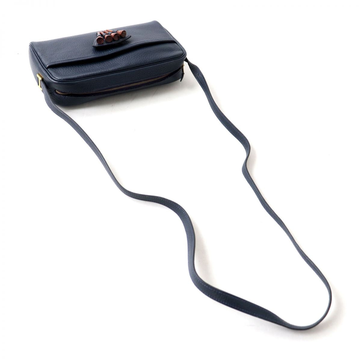 HERMES Shoulder Bag Fjord Navy Women  d