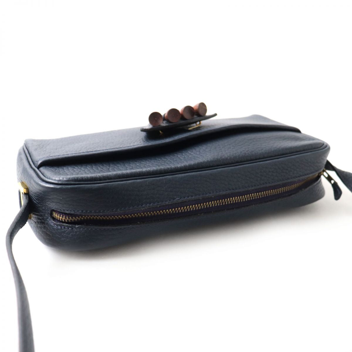 HERMES Shoulder Bag Fjord Navy Women  d