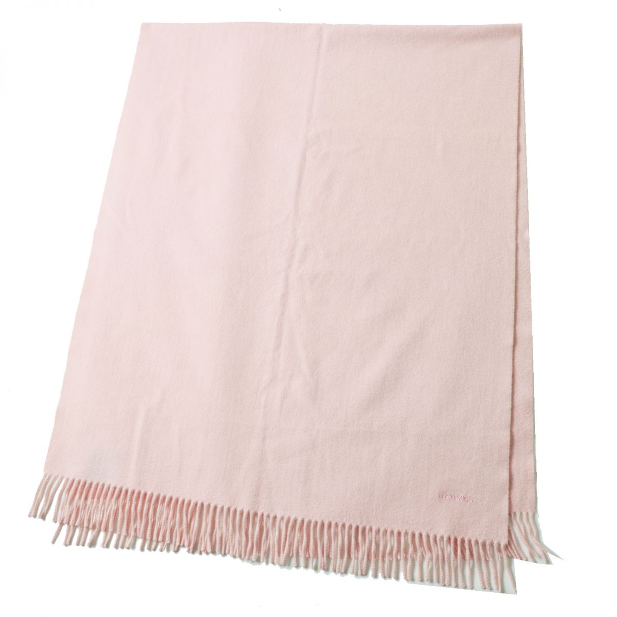 HERMES Stall Main: 100% cashmere Baby pink Women  d