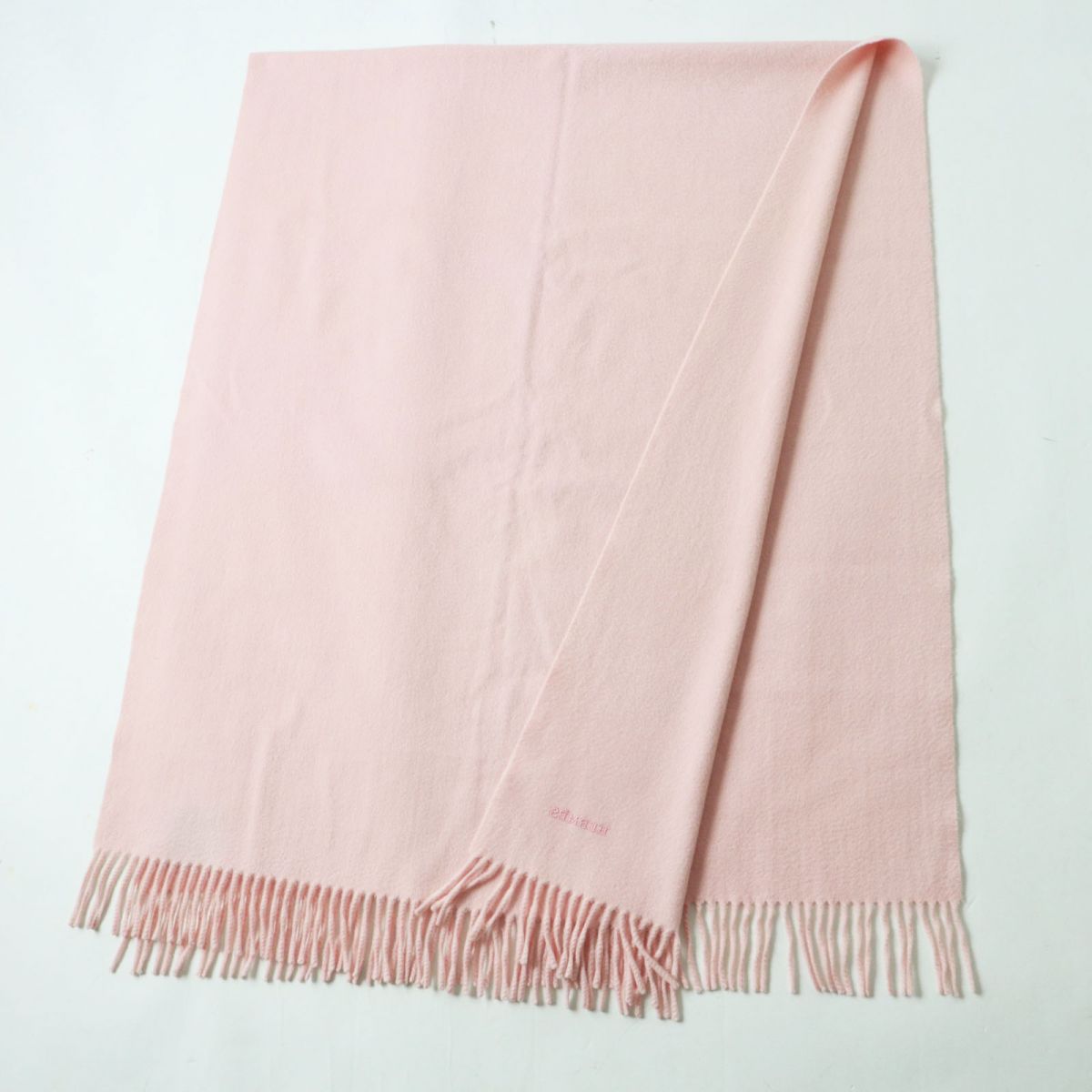 HERMES Stall Main: 100% cashmere Baby pink Women  d