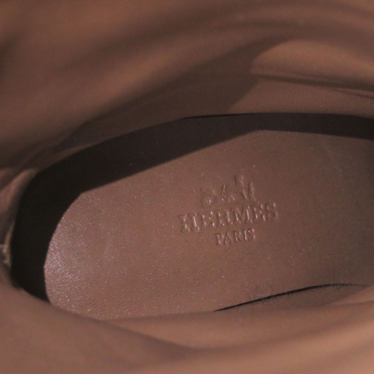 HERMES boots Main: Leather black Women 35.5  d