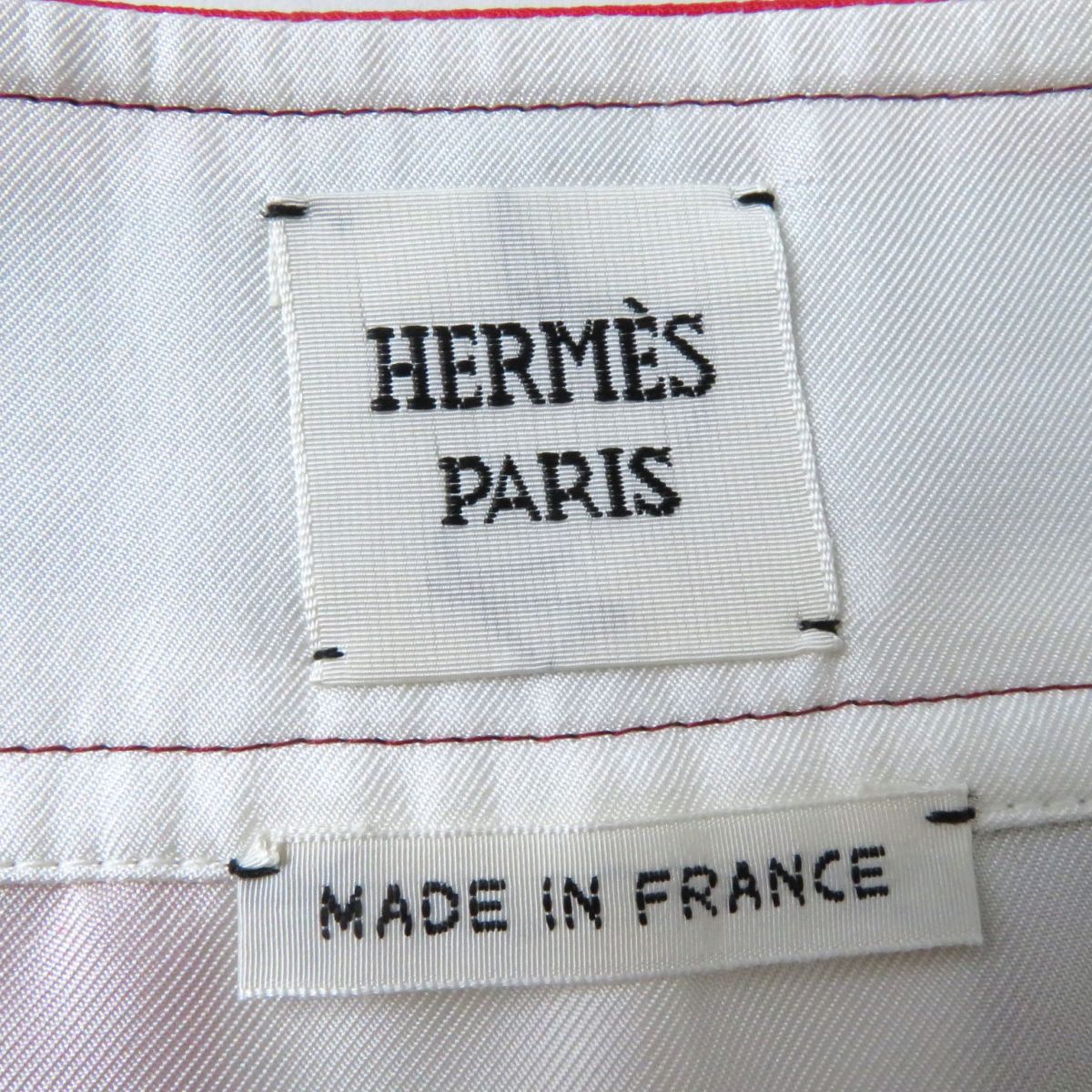 HERMES skirt Main: 100% silk Multi Women 38  d