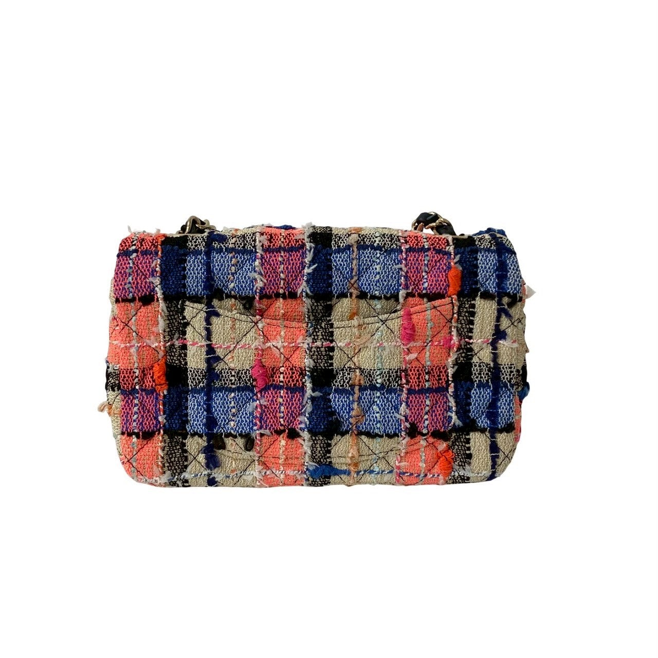 Chanel Coco Quilting Tweed Lambskin Shoulder Bag