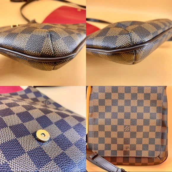 LOUIS VUITTON Damier Ebene M tte Salsa Bag