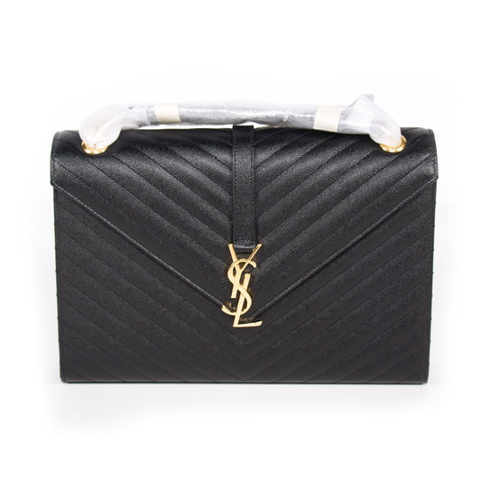 Saint Laurent Monogram Large Quilted Leather