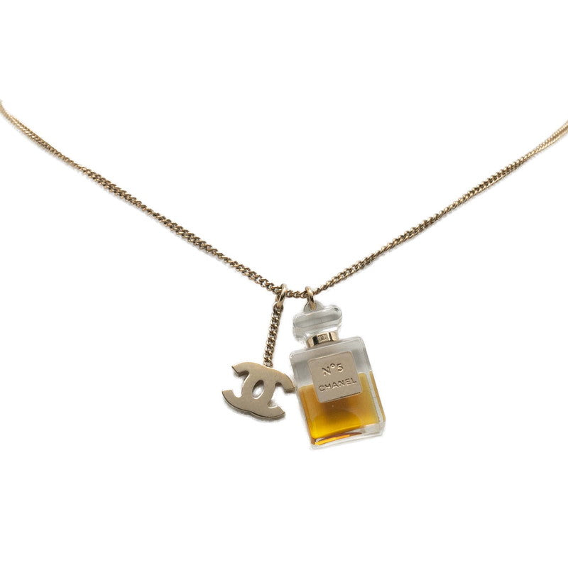 Chanel Coco Mark Perfume Bottle Necklace
