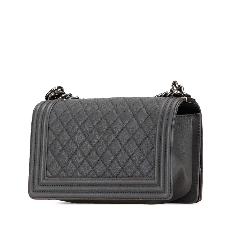 Chanel Paris-Dallas Boy Chanel Calfskin Chain Shoulder Bag