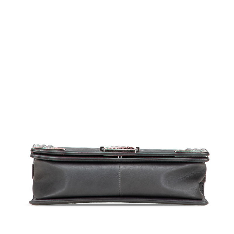 Chanel Paris-Dallas Boy Chanel Calfskin Chain Shoulder Bag