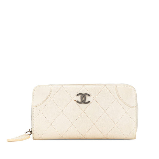 Chanel Matelasse Lambskin Long Wallet