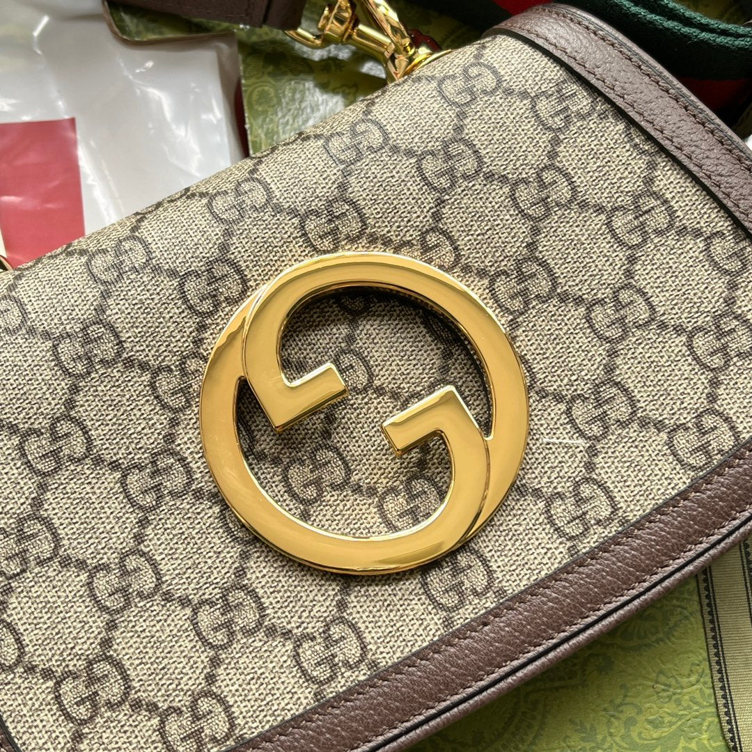 gg Blondie Mini Bag Brown And Beige For Women, Women’s Bags 8.7in/22cm gg