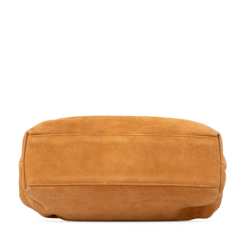 Chanel Coco Mark Suede Handbag