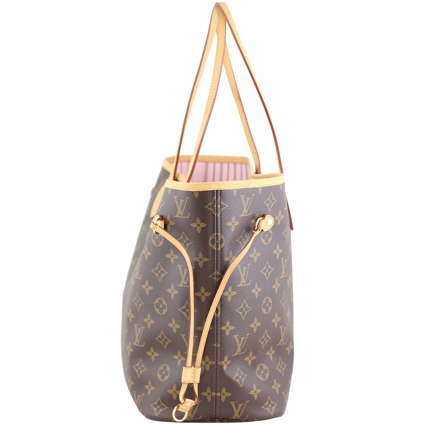 Louis Vuitton Neverfull MM Monogram Rose Ballerine
