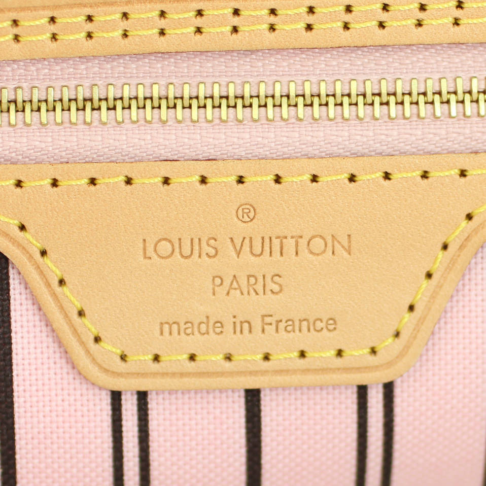 Louis Vuitton Neverfull MM Monogram Rose Ballerine