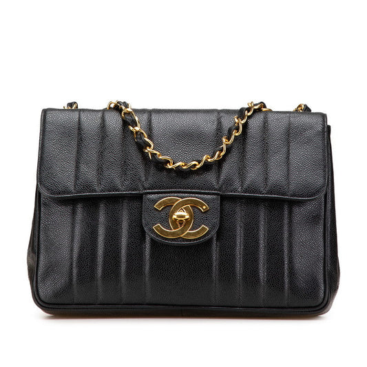 Chanel Mademoiselle Caviar Skin 2way Bag