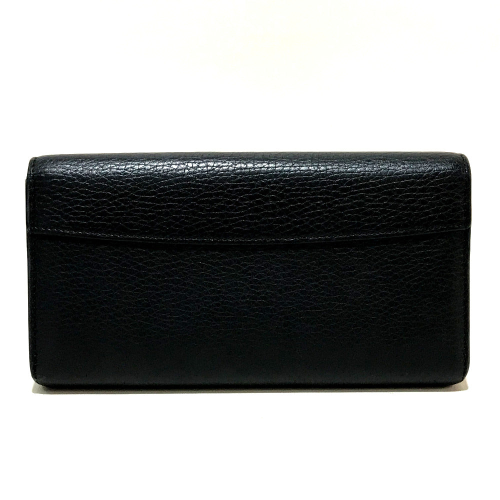 LOUIS VUITTON Folded wallet M62076 Taurillon Clemence Leather black Taurillon Clemence Portefeuille Capsine Women  d