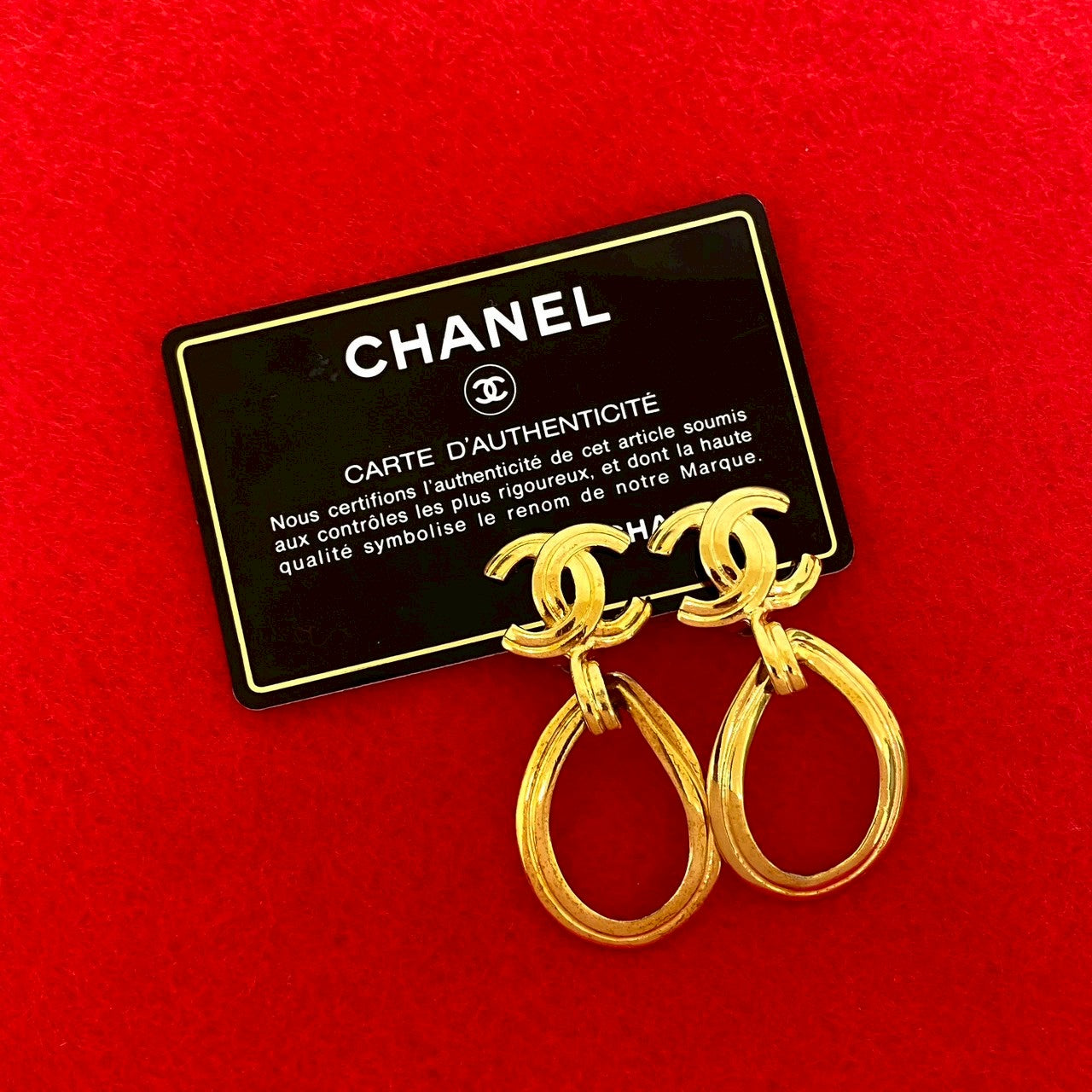 Chanel Coco Mark Earrings