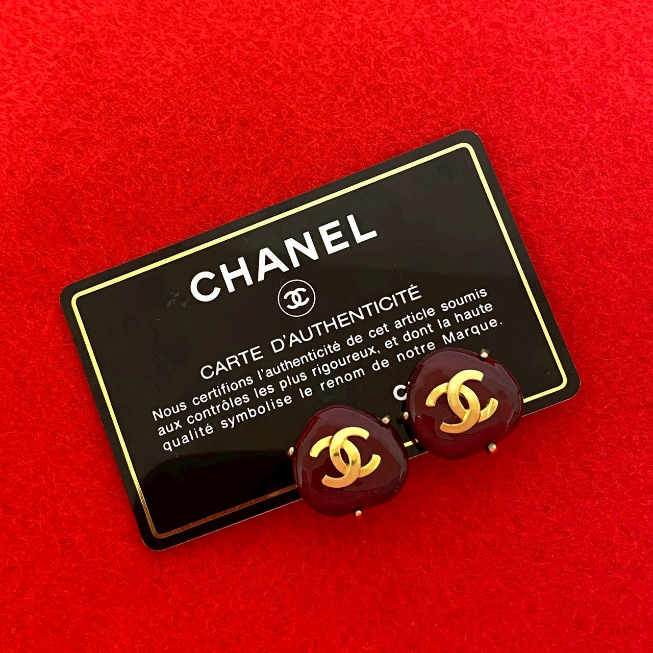 Chanel Coco Mark Earrings
