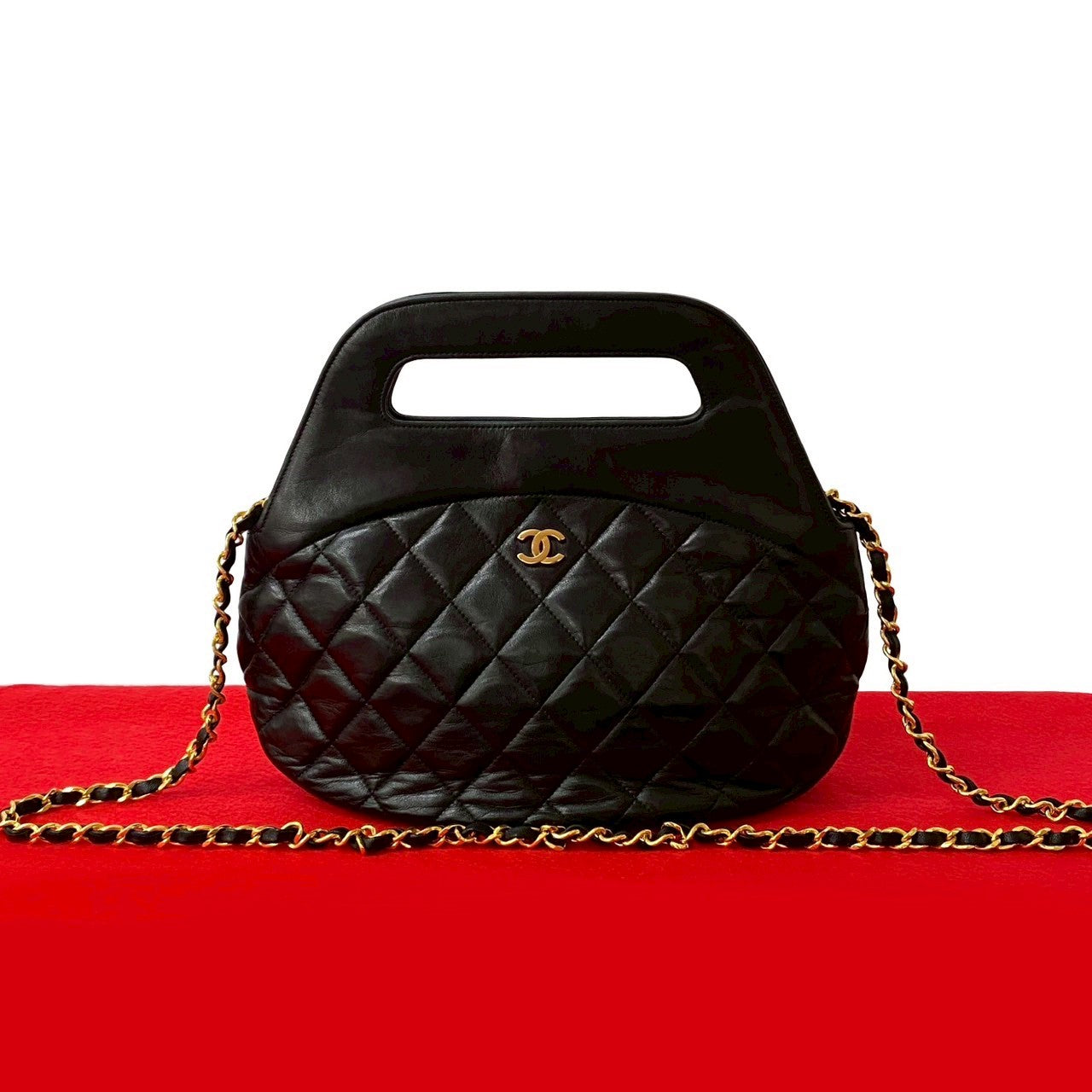 Chanel Matelassé Lambskin 2way Bag