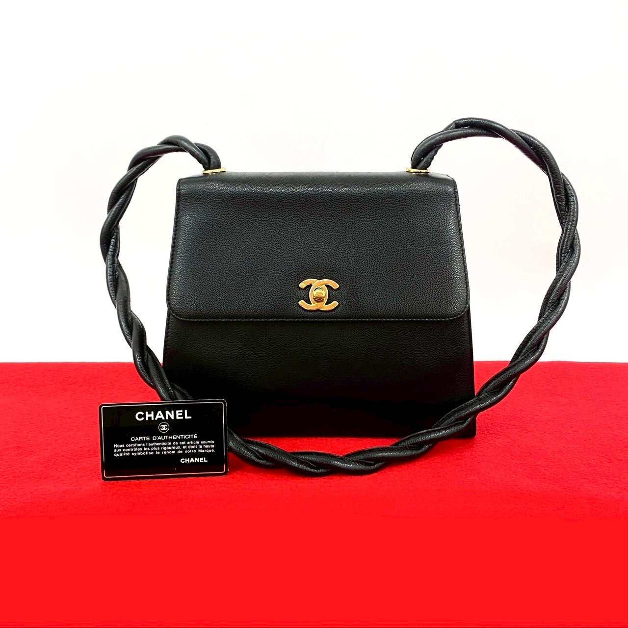Chanel Caviar Leather Shoulder Bag