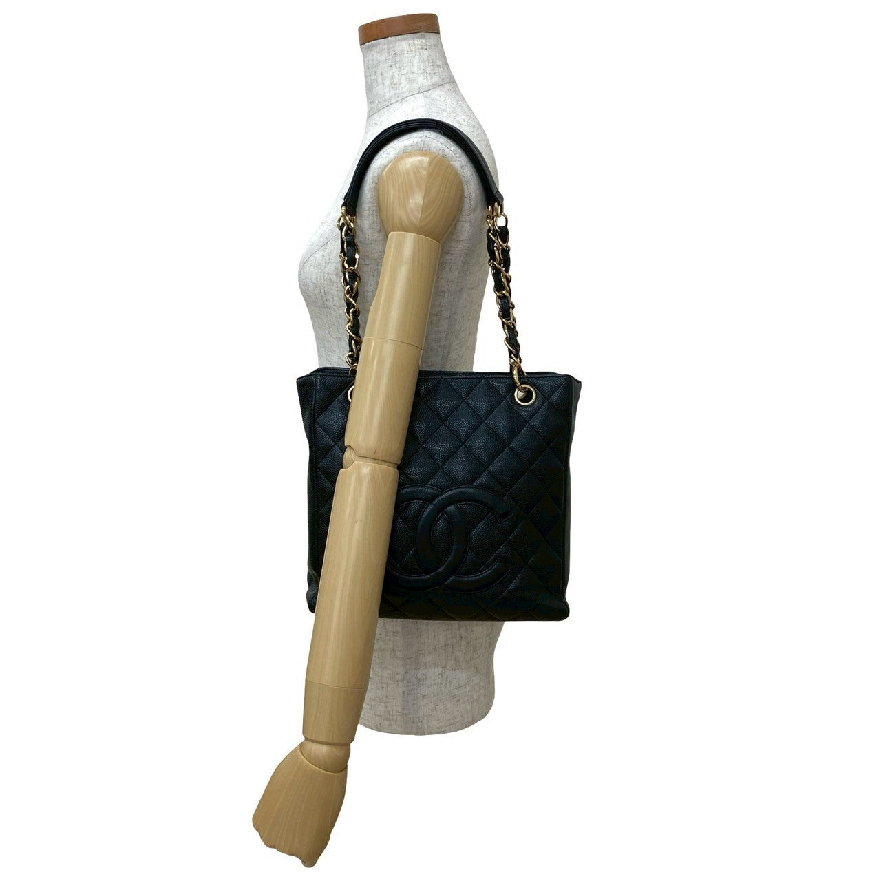 Chanel PST Caviar Leather Tote Bag