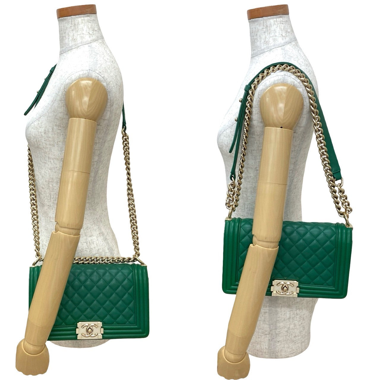 Chanel Boy Chanel Lambskin Shoulder Bag