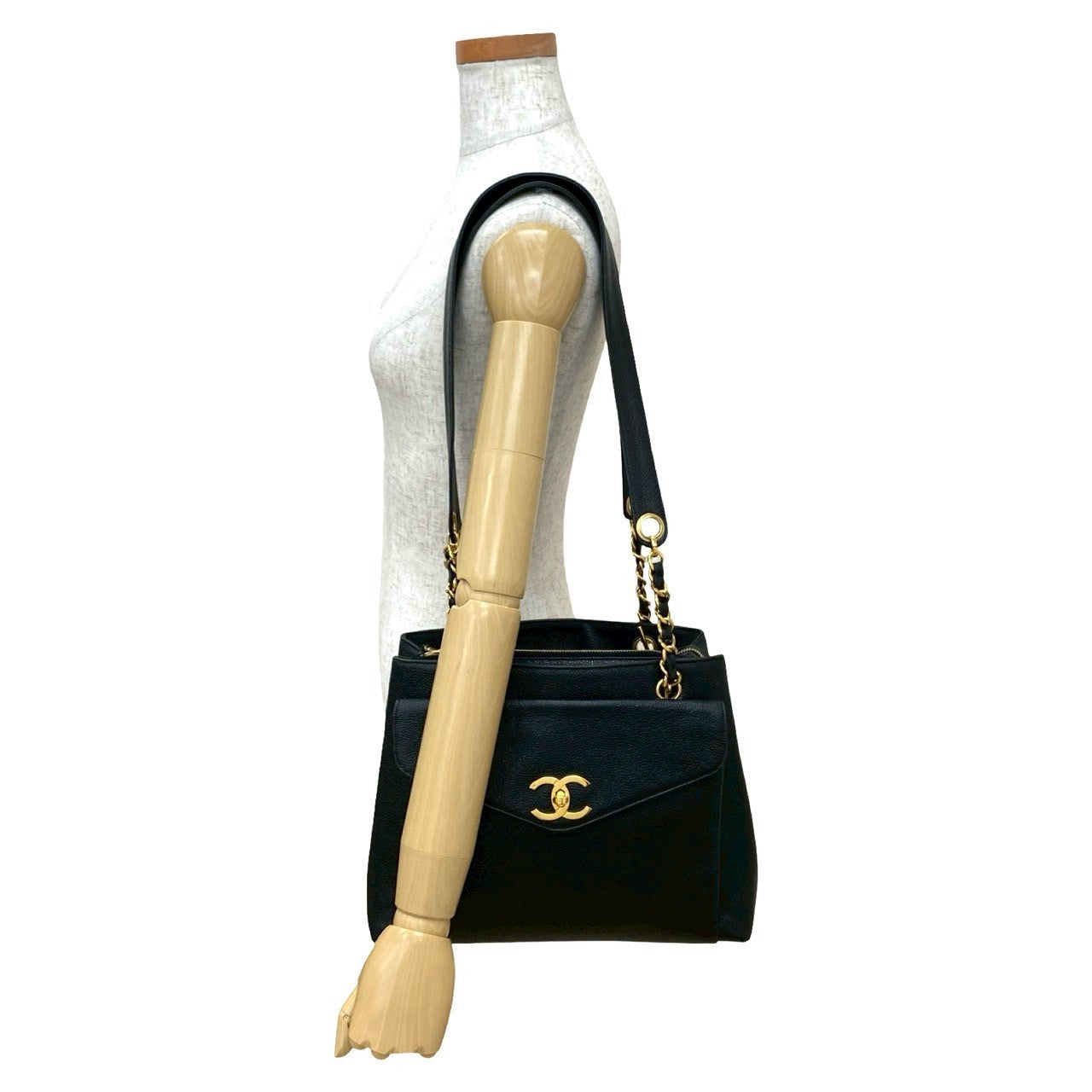 Chanel Caviar Leather 2way Bag