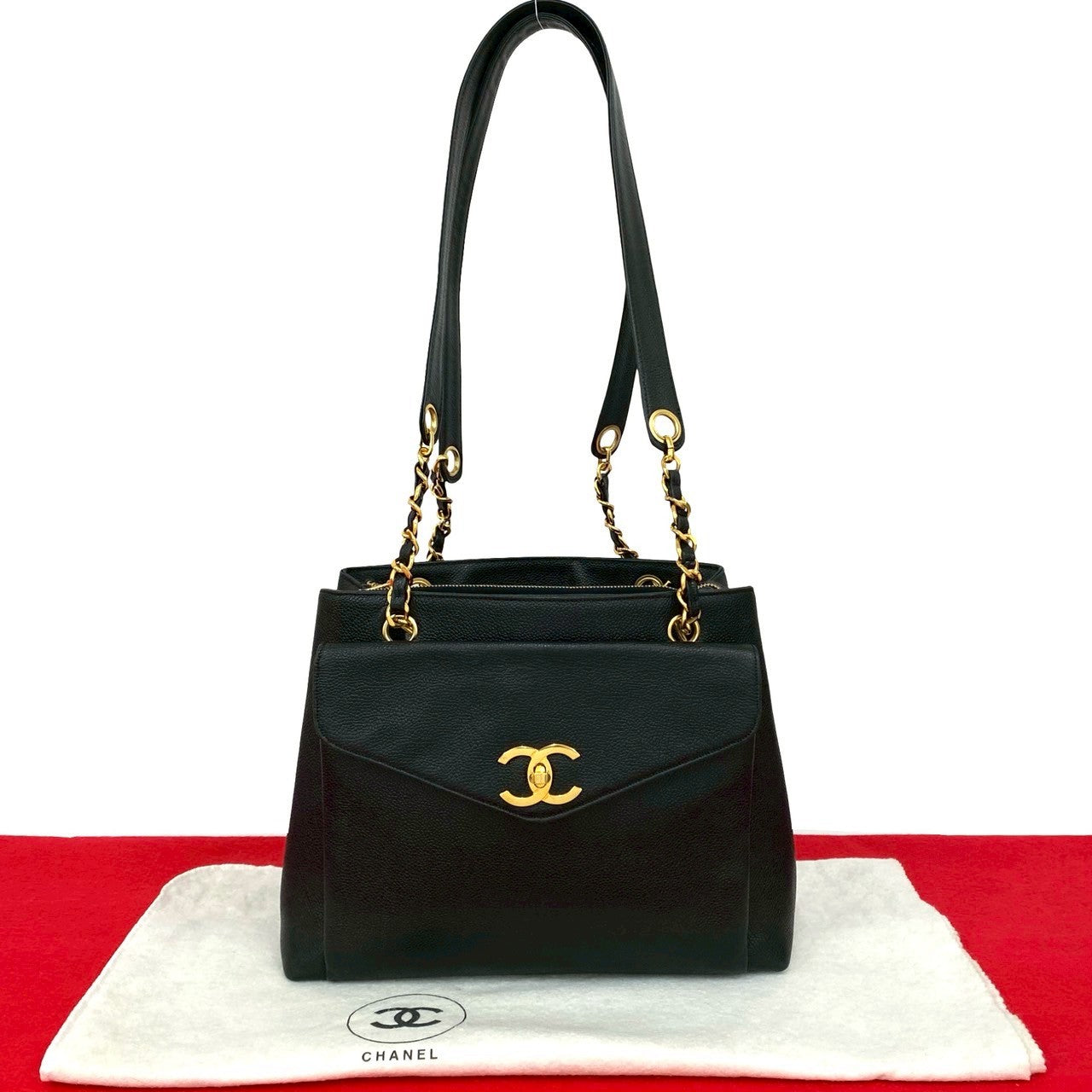 Chanel Caviar Leather 2way Bag