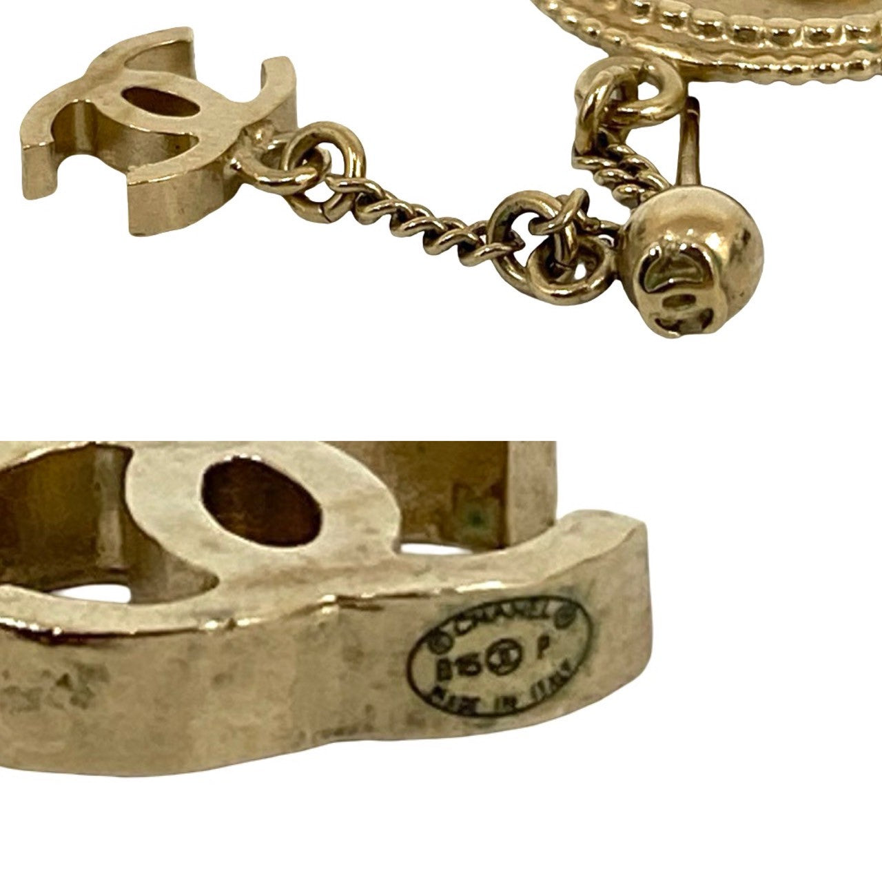 Chanel Coco Mark Coin Earrings