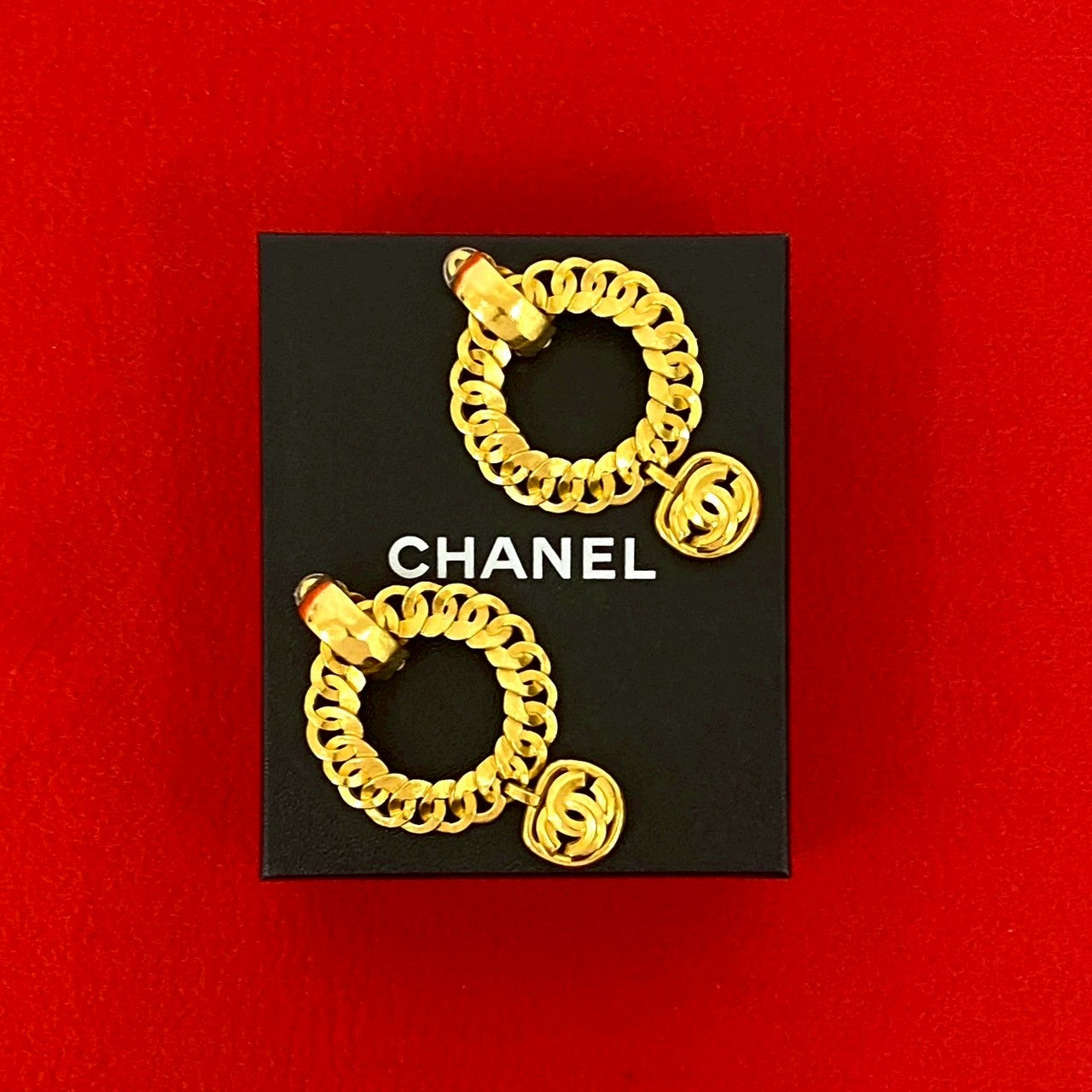 Chanel Coco Mark Earrings Accessory