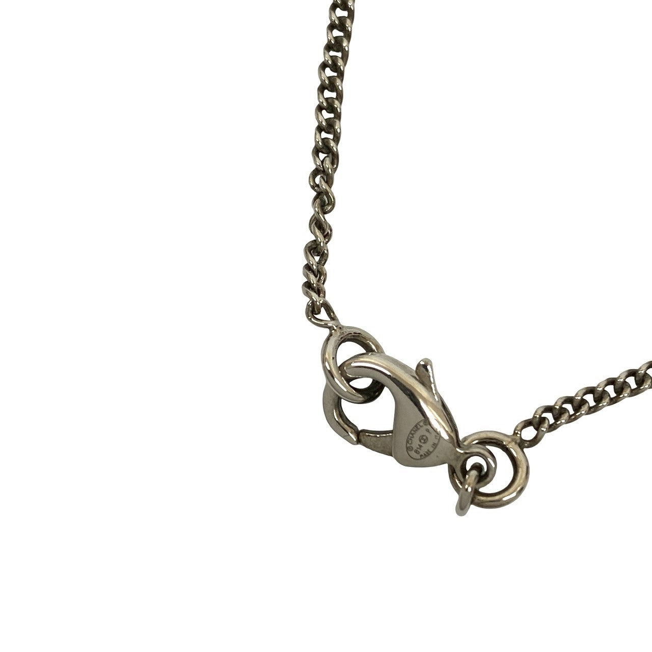 Chanel Coco Mark Faux Pearl Chain Necklace