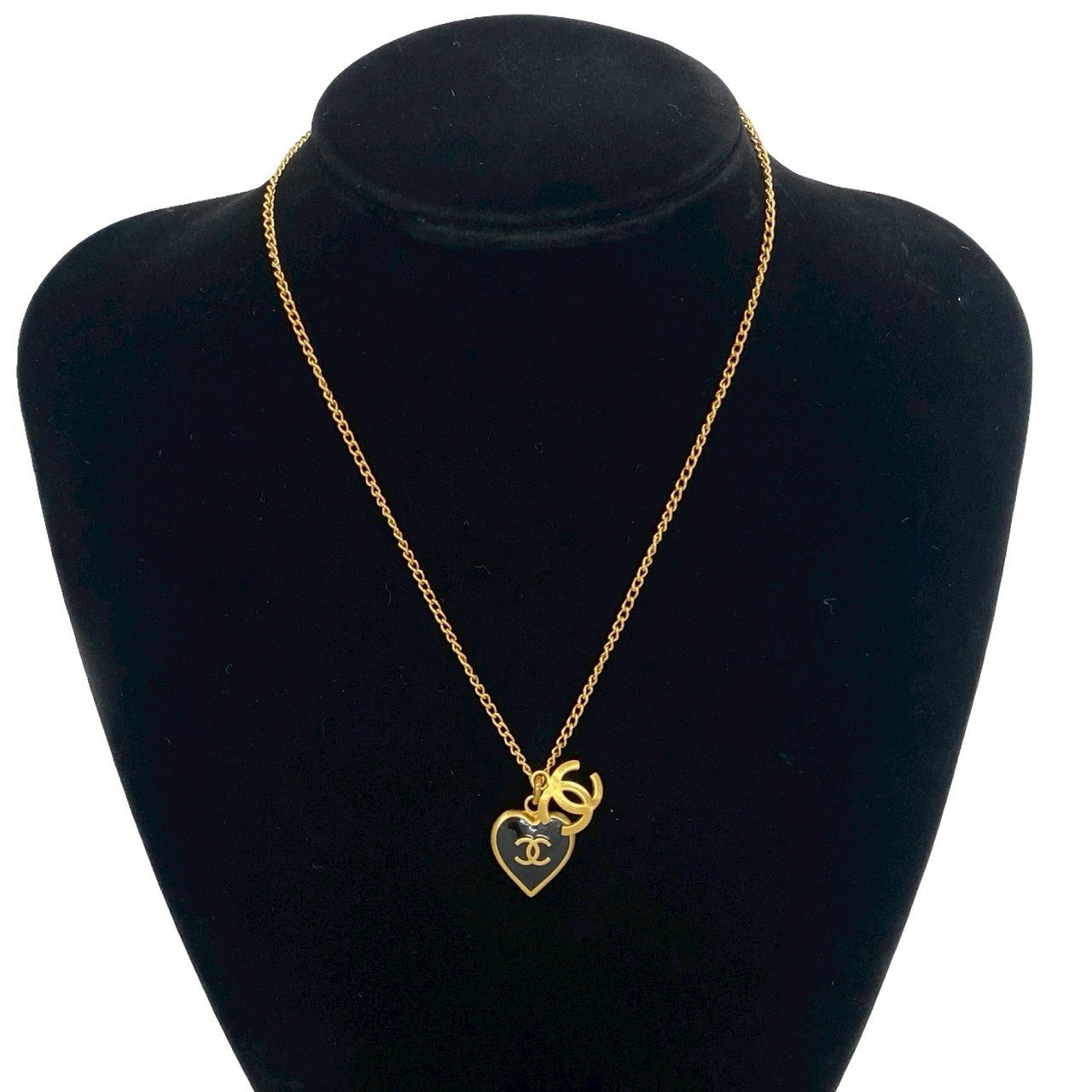 Chanel Coco Mark Heart Necklace